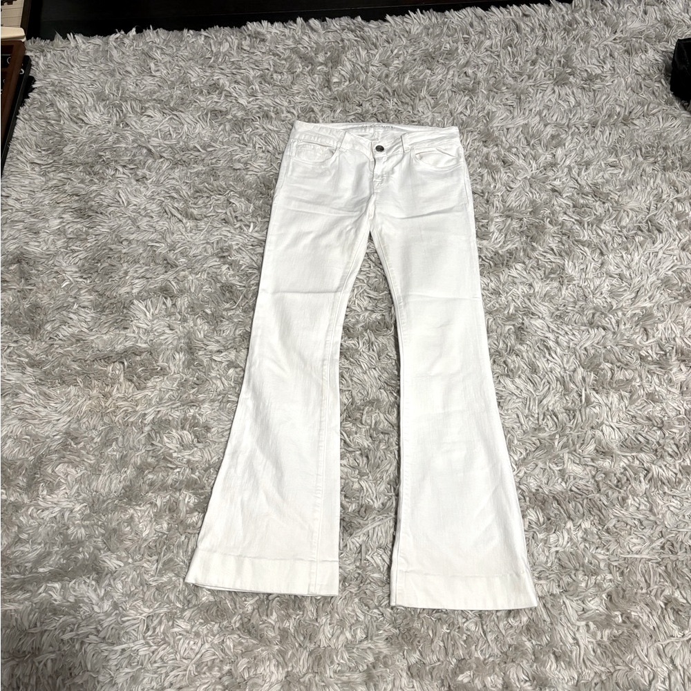 J Brand White extra Flare Leg Jean - sz 27